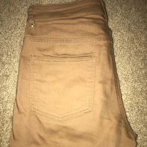 Stretchy tan jeans/pants